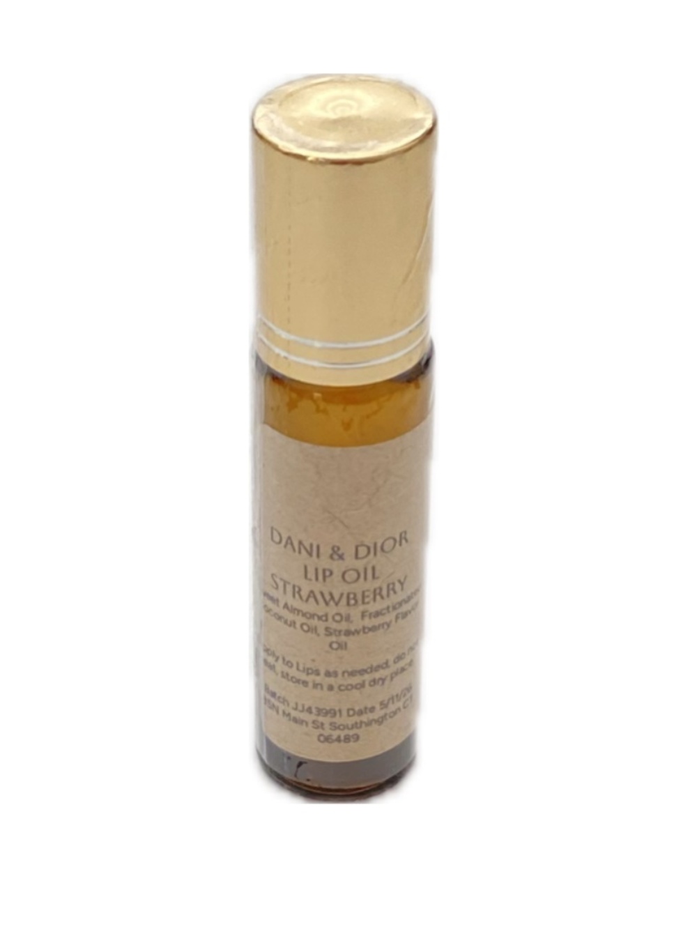 New Dani & Dior Natural Lip Oil - Strawberry 🍓 10ml Roller